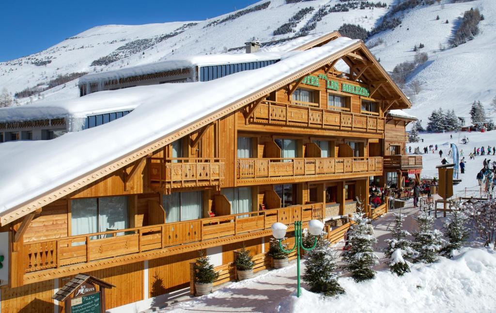 Hotel Les Melezes Les Deux Alpes Rom bilde